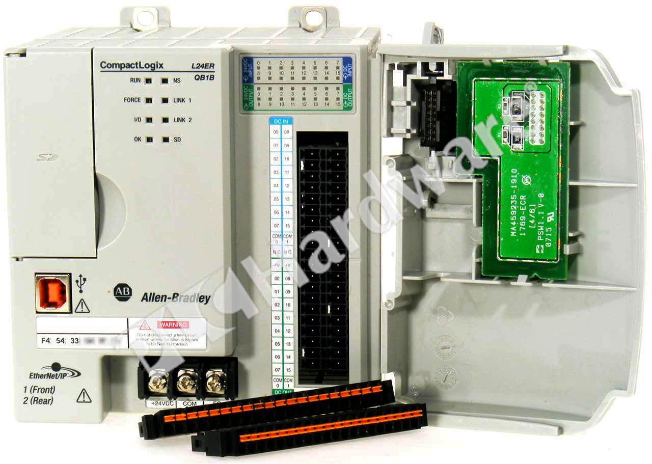 PLC Hardware: Allen-Bradley 1769-L24ER-QB1B CompactLogix 5370 L2 0.75MB