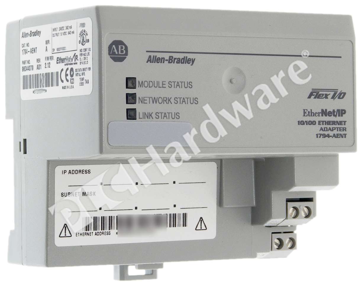 PLC Hardware: Allen-Bradley 1794-AENT EtherNet/IP FLEX I/O Adapter