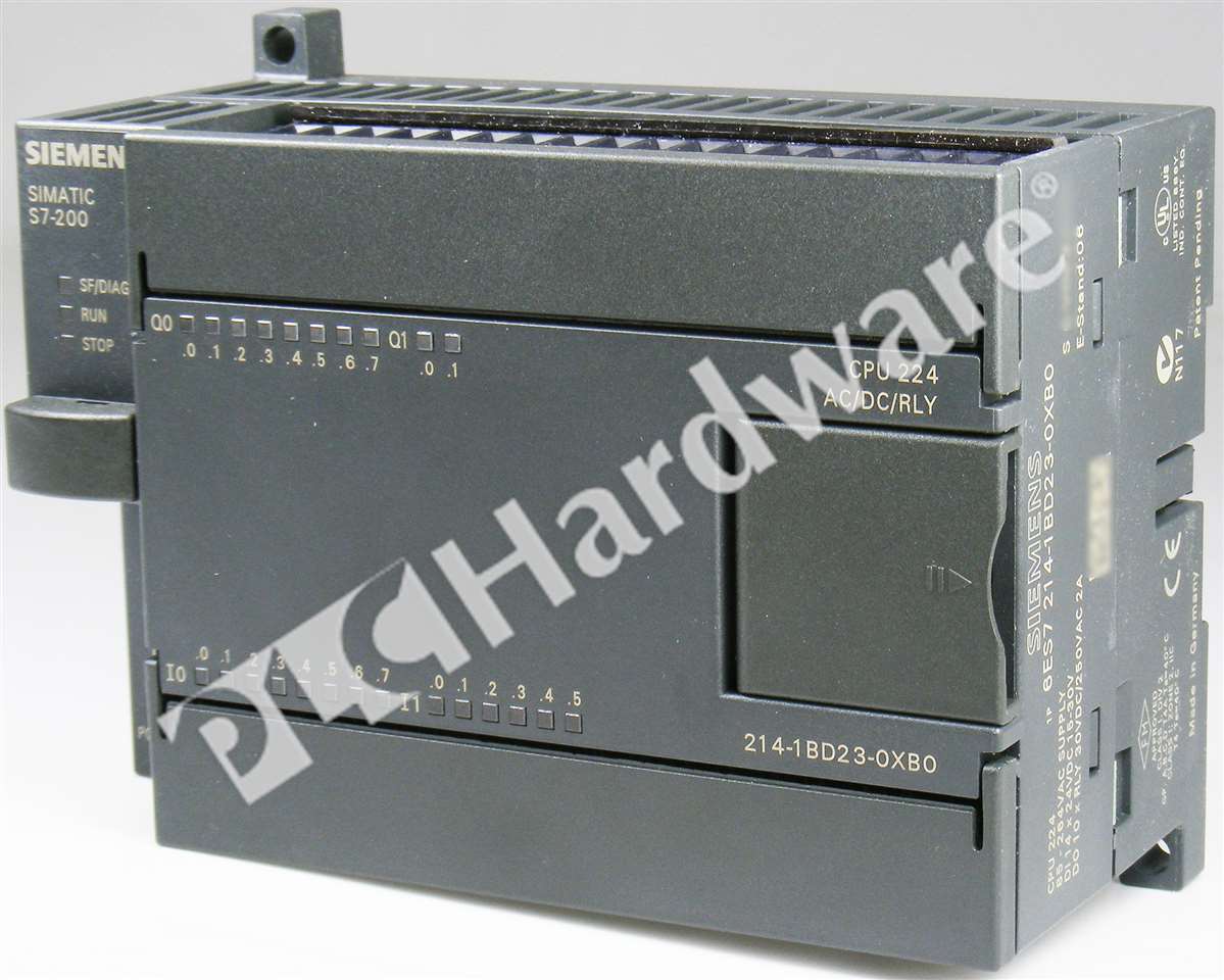 PLC Hardware: Siemens 6ES7214-1BD23-0XB0 SIMATIC S7-200 CPU 224