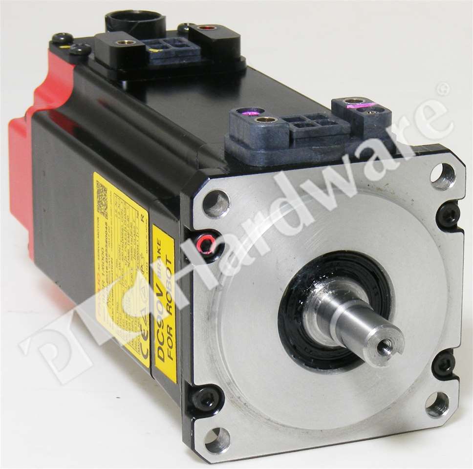 GE Fanuc A06B-0116-B855 #0048 AC Servo Motor Model βiSR 1/6000 6000-RPM ...