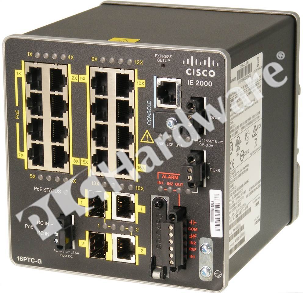 Plc Hardware Cisco Ie 2000 16ptc G E Industrial Ethernet 2000 Switch