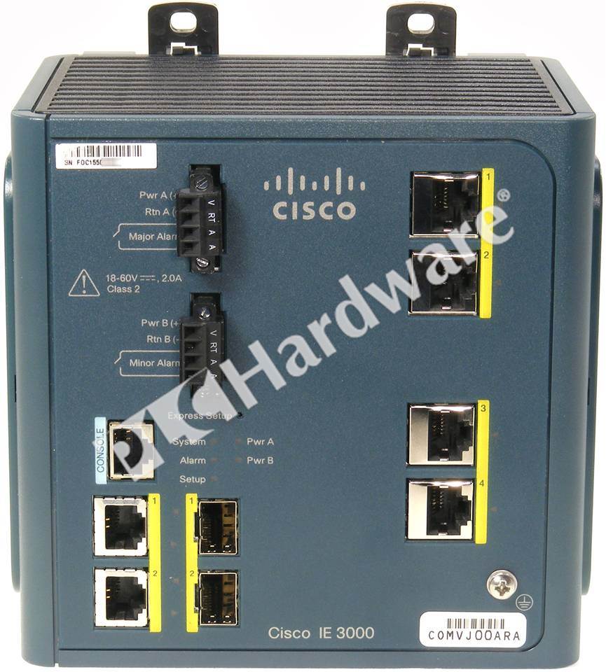 PLC Hardware - Cisco IE-3000-4TC, Surplus Open Pre-owned