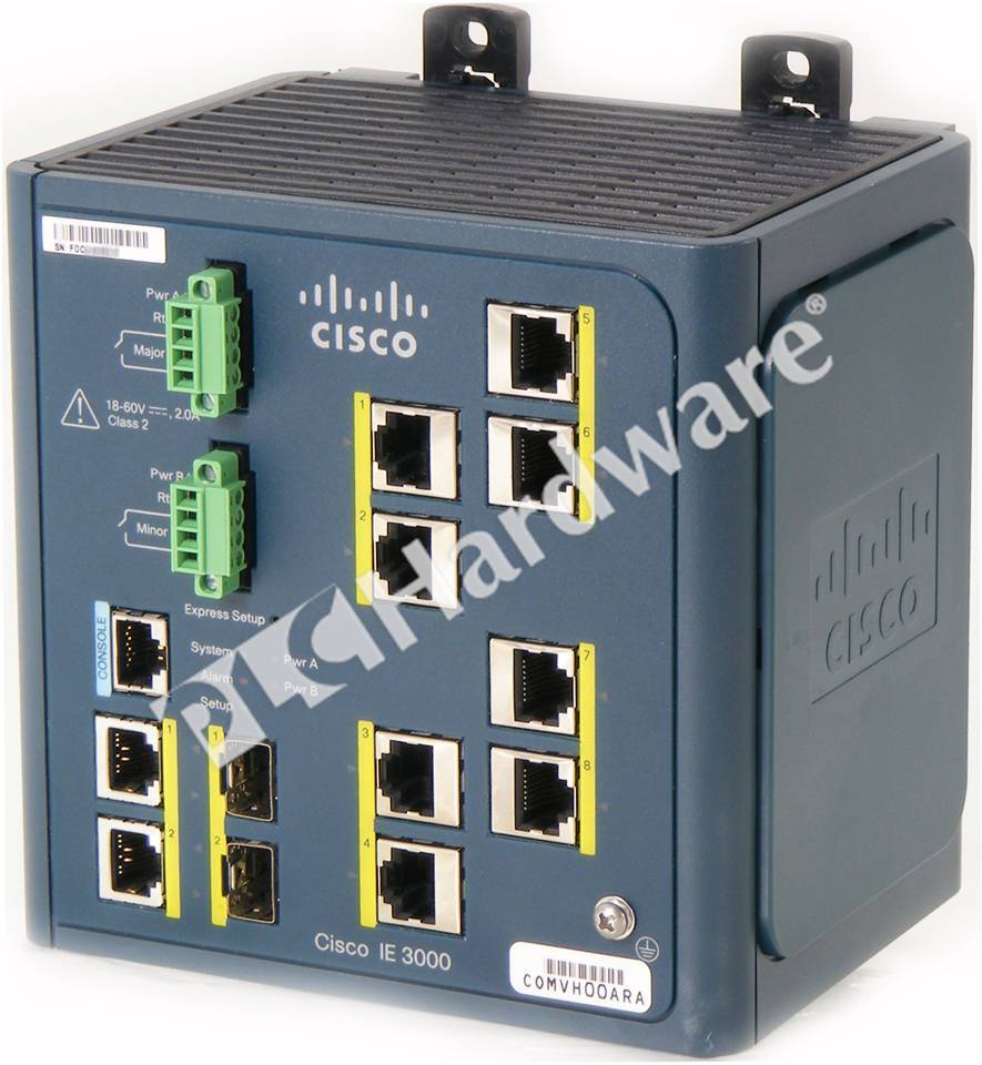 1 port network switch 3000 Cisco Ethernet 3000 Industrial IE Hardware: PLC 8TC