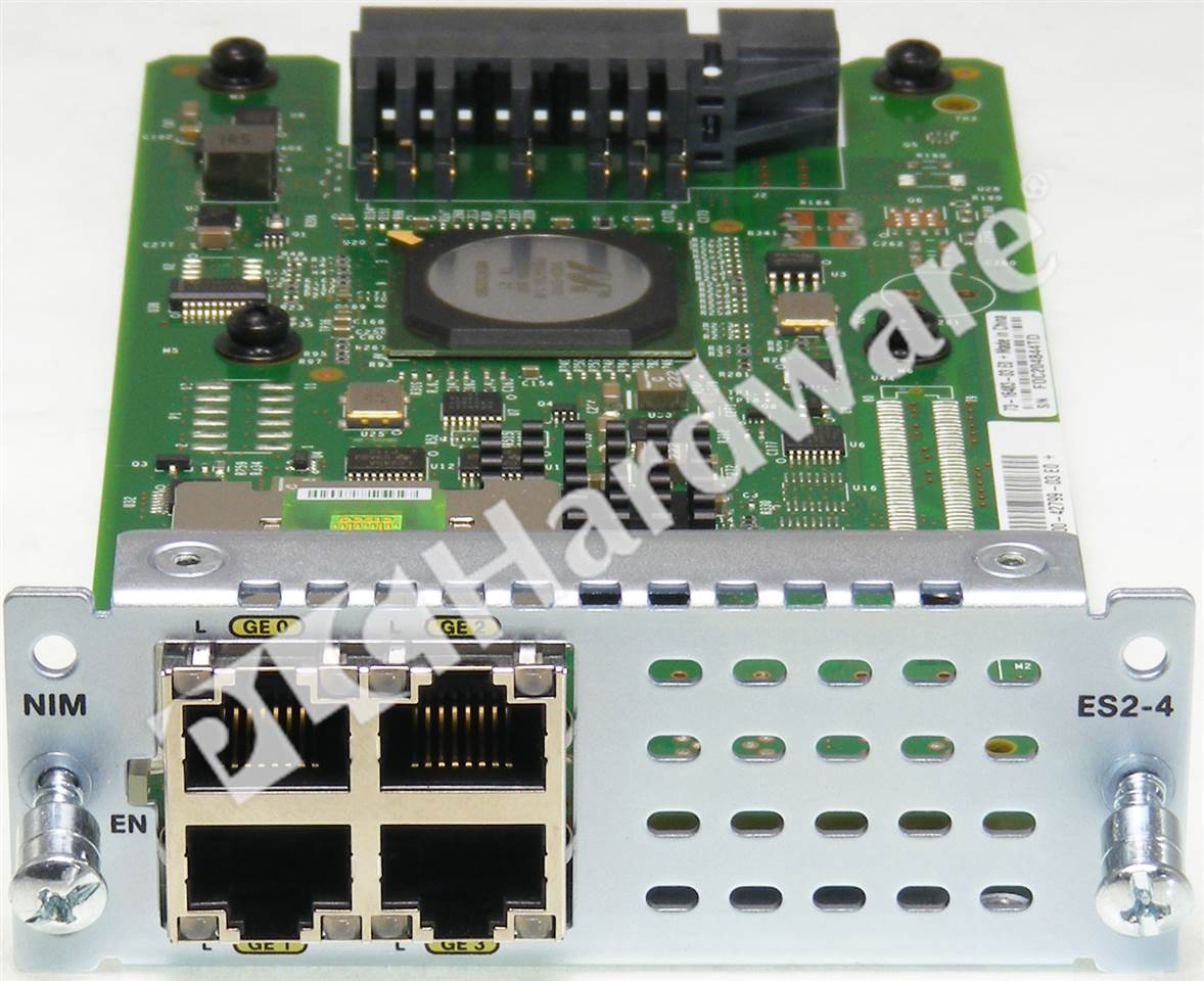 PLC Hardware: Cisco NIM-ES2-4 4-Port GE L2 Switch Network Interface Module