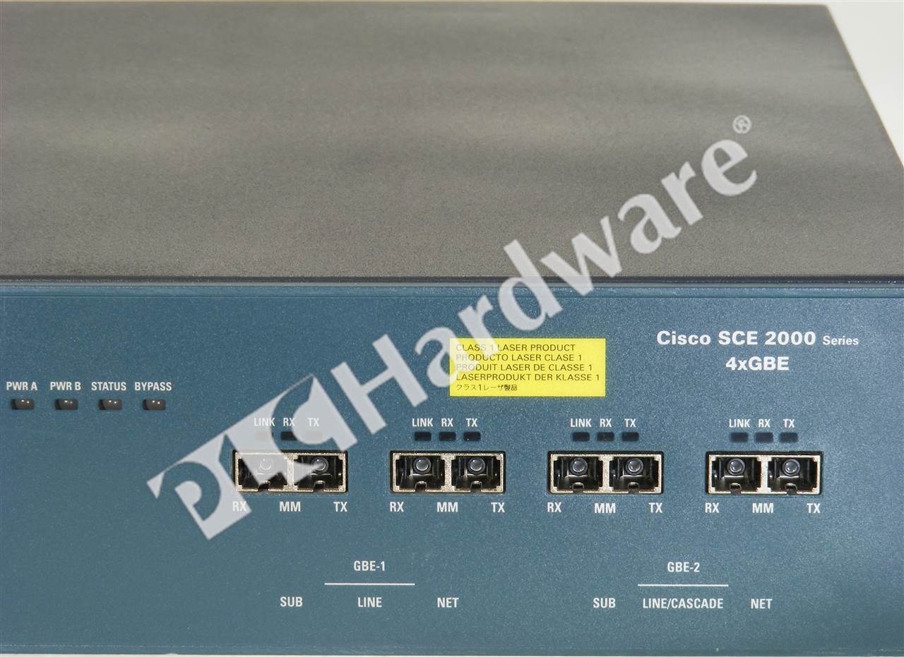 PLC Hardware: Cisco SCE2020-4XGBE-MM SCE 2020 Service Control