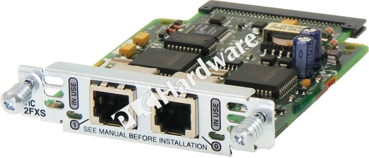 PLC Hardware: Cisco VIC-2FXS Two-port FXS Voice Interface Card