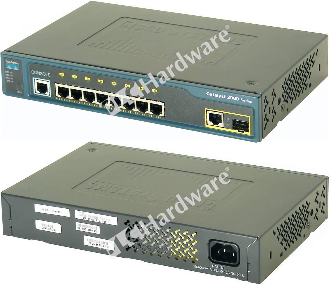 PLC Hardware: Cisco WS-C2960-8TC-L Catalyst 2960 Switch 8 10/100 1 T ...