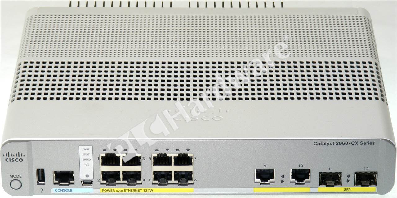 PLC Hardware - Cisco WS-C2960CX-8PC-L, Surplus Open Pre-owned