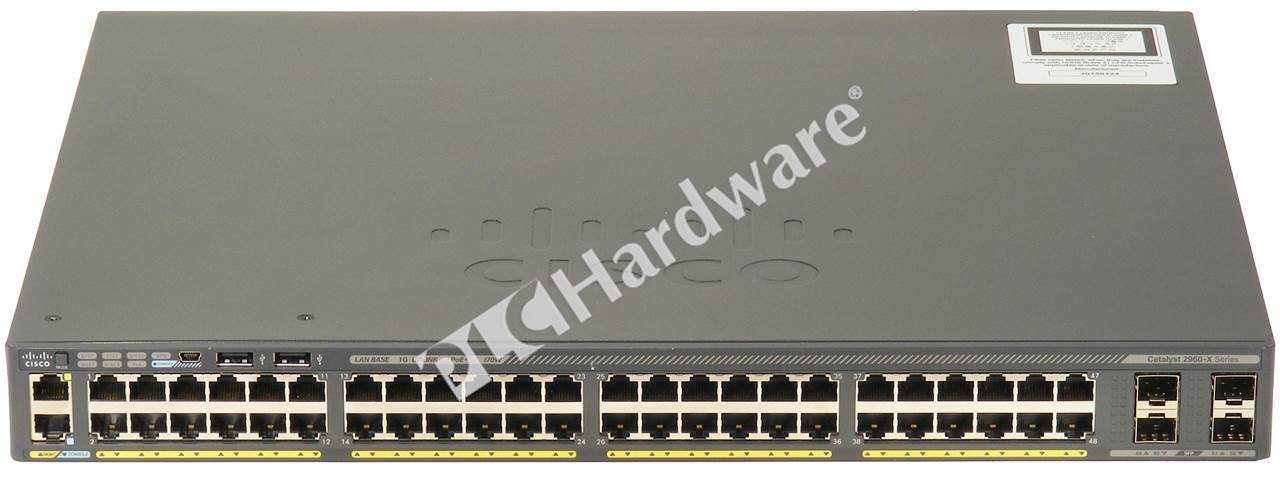 Plc Hardware Cisco Ws C2960x 48lps L Catalyst 2960 X Switch 48 Gige Poe 370w