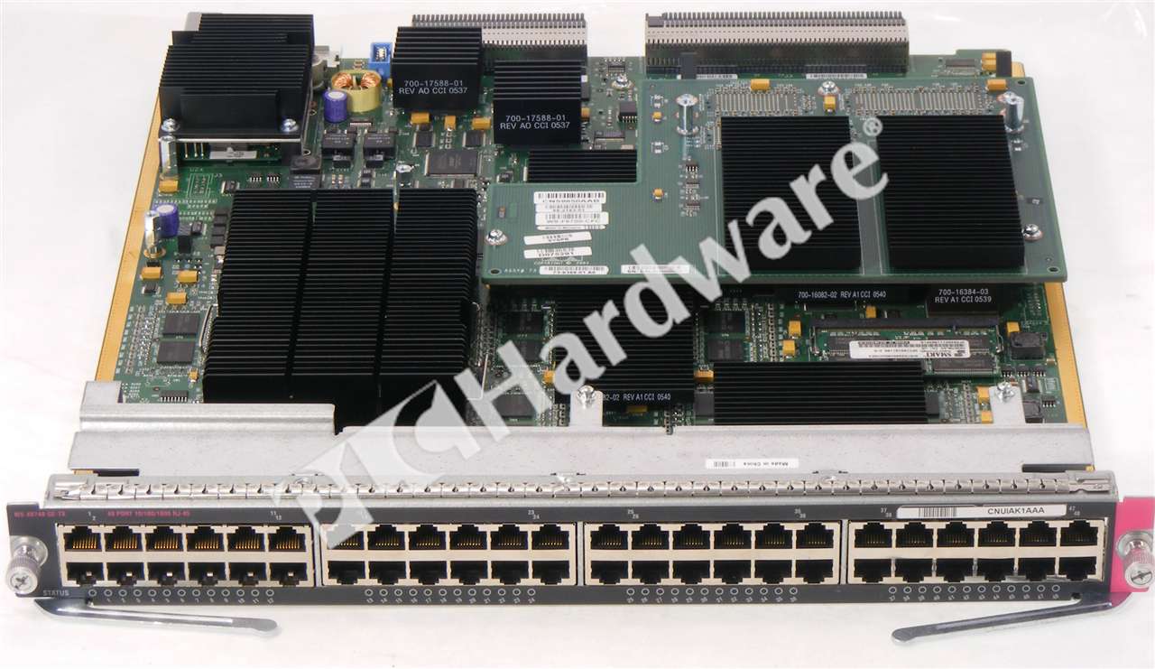 PLC Hardware Cisco WS X6748 GE TX Catalyst 6500 48 Port 10 100 1000 GE