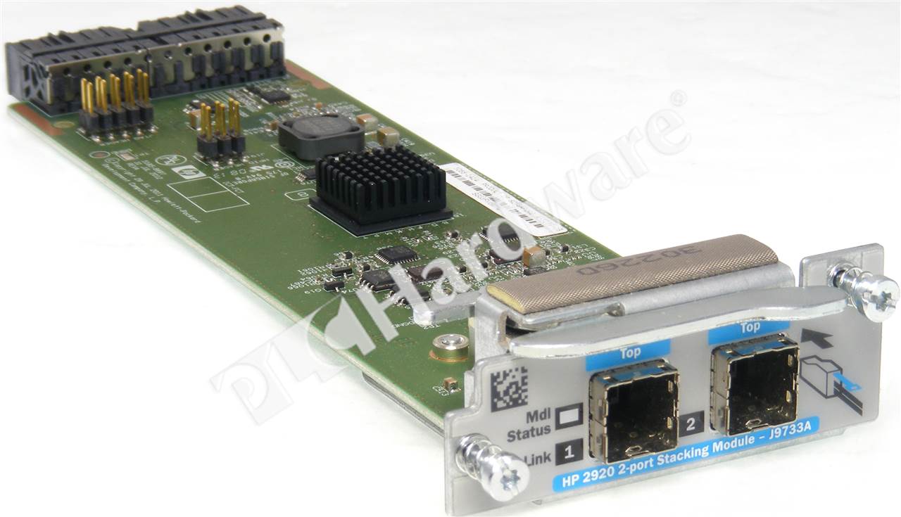 PLC Hardware: HPE Aruba J9733A 2920 2-Port Stacking Switch Module