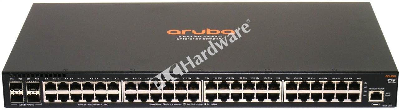 PLC Hardware: HP JL260A Aruba 2930F Switch L3 with 48-GE, 4-SFP 1G Uplinks