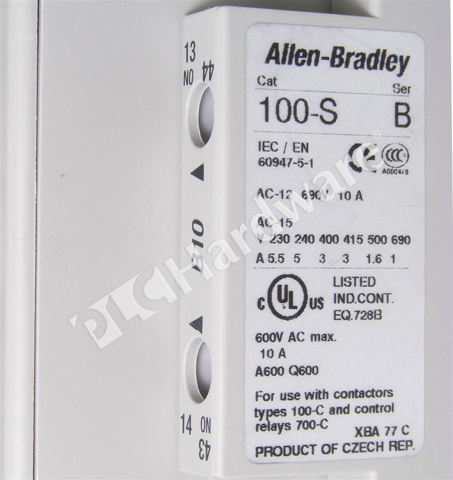 PLC Hardware - Allen Bradley 100-C30D10 Series C, Surplus Open Pre