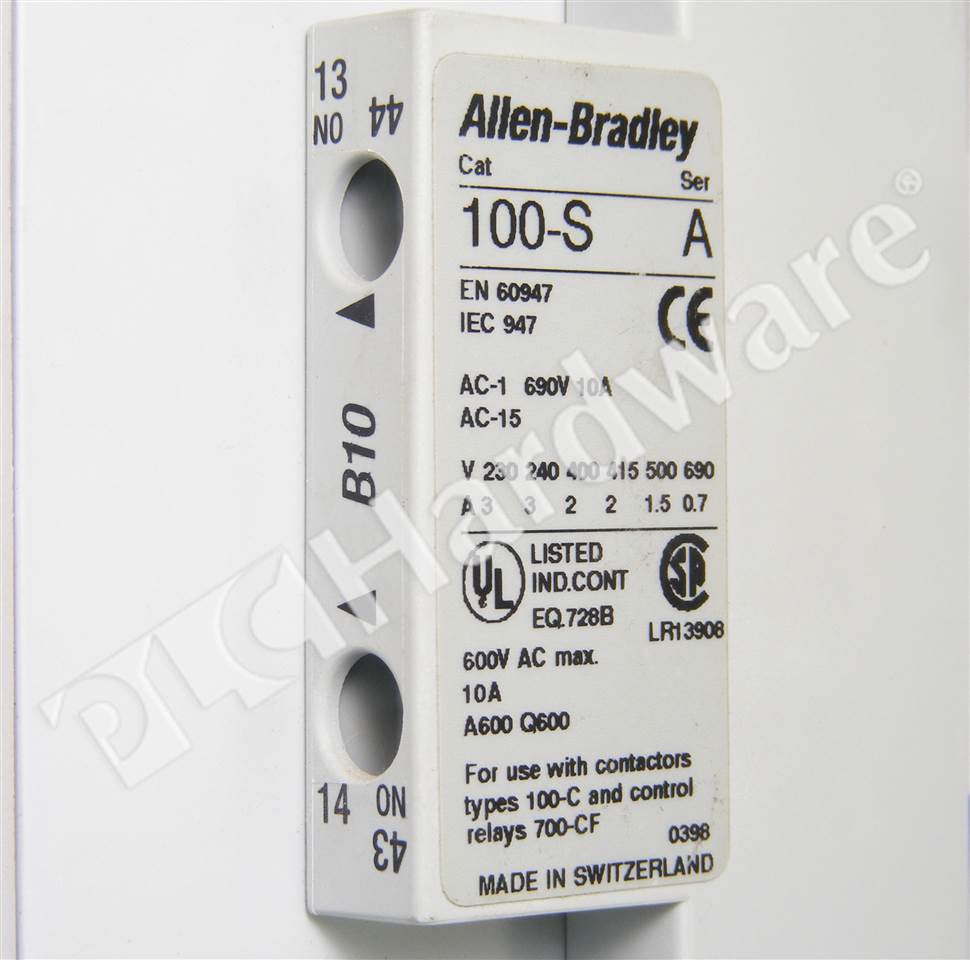 PLC Hardware - Allen Bradley 100-C30D10 Series C, Used PLCH Packaging