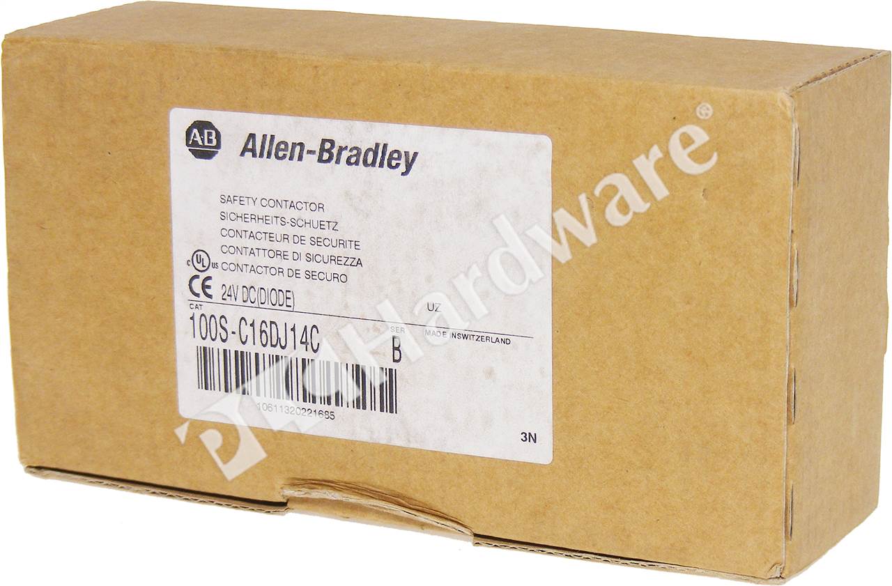 PLC Hardware: Allen-Bradley 100S-C09DJ14C MCS 100S-C Safety Contactor 16A