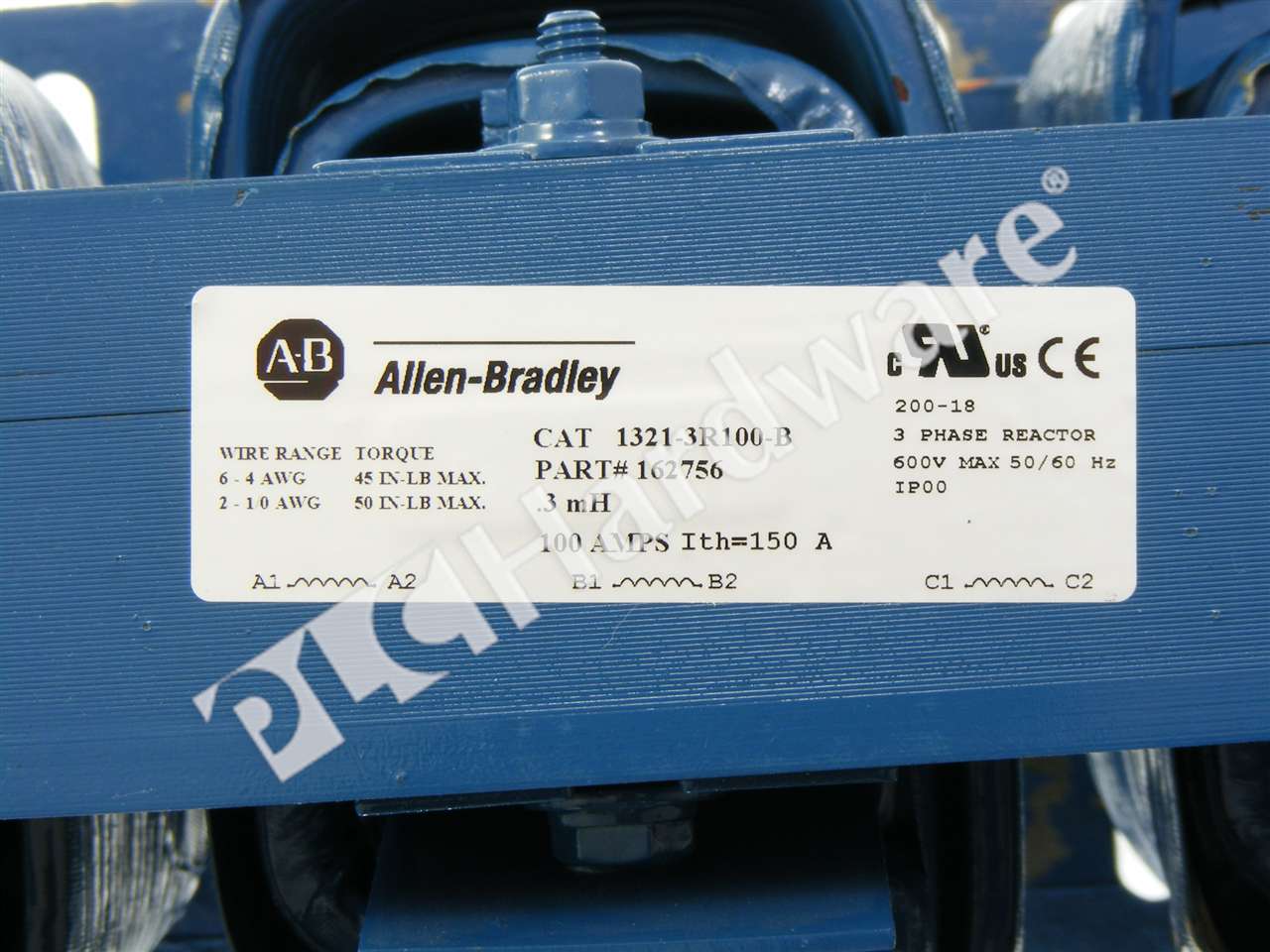 PLC Hardware: Allen-Bradley 1321-3R100-B Line Reactor For AC Drive ...