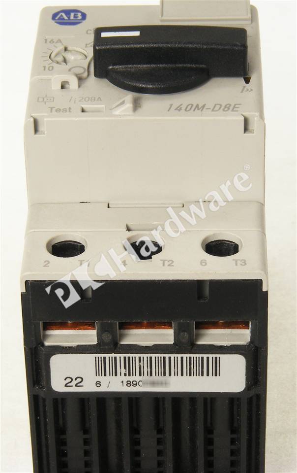 PLC Hardware: Allen-Bradley 140M-D8E-C16 MP Circuit Breaker, 10-16A