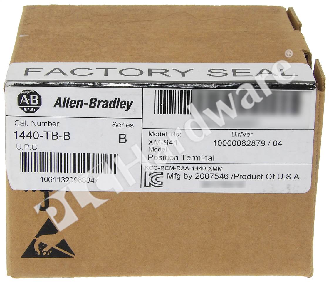 PLC Hardware - Allen Bradley 1440-TB-B Series B, Surplus Sealed Pre-owned