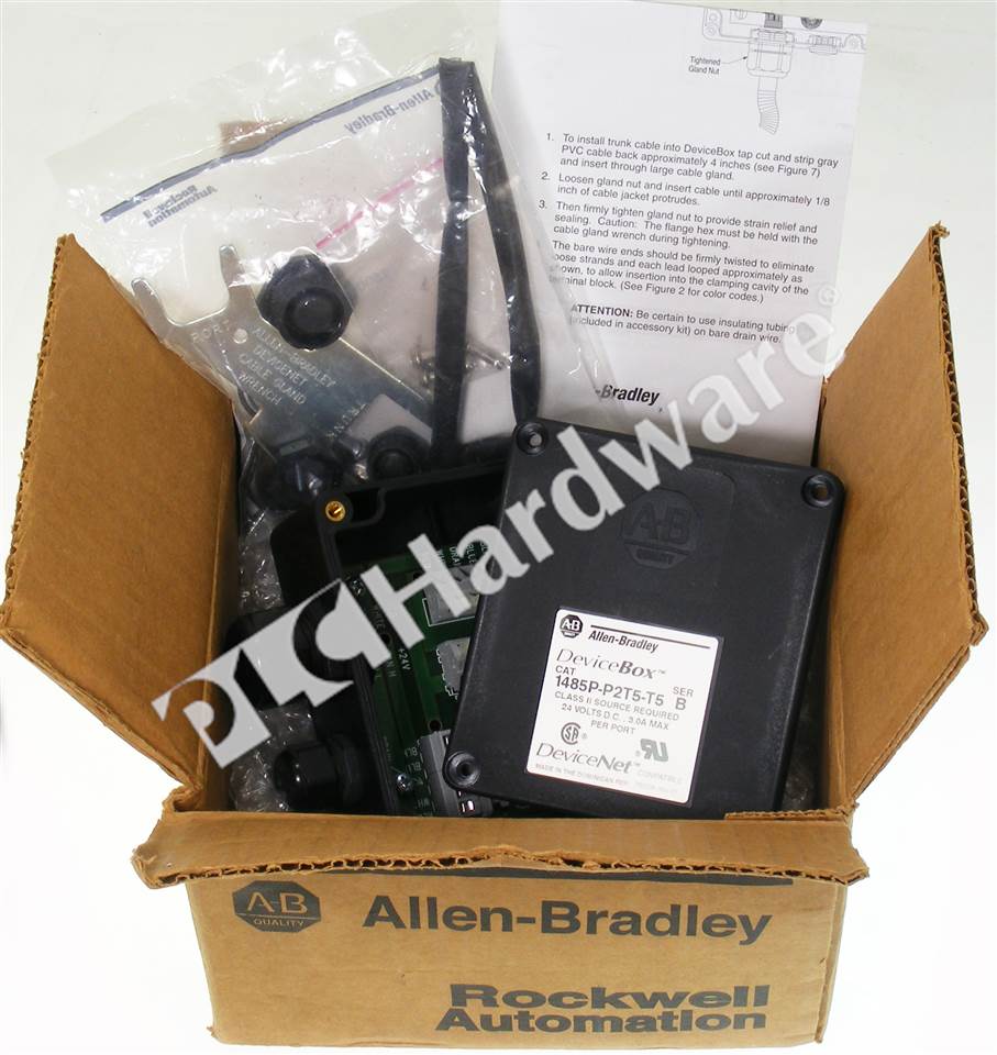 PLC Hardware: Allen-Bradley 1485P-P2T5-T5 DeviceNet DeviceBox Tap