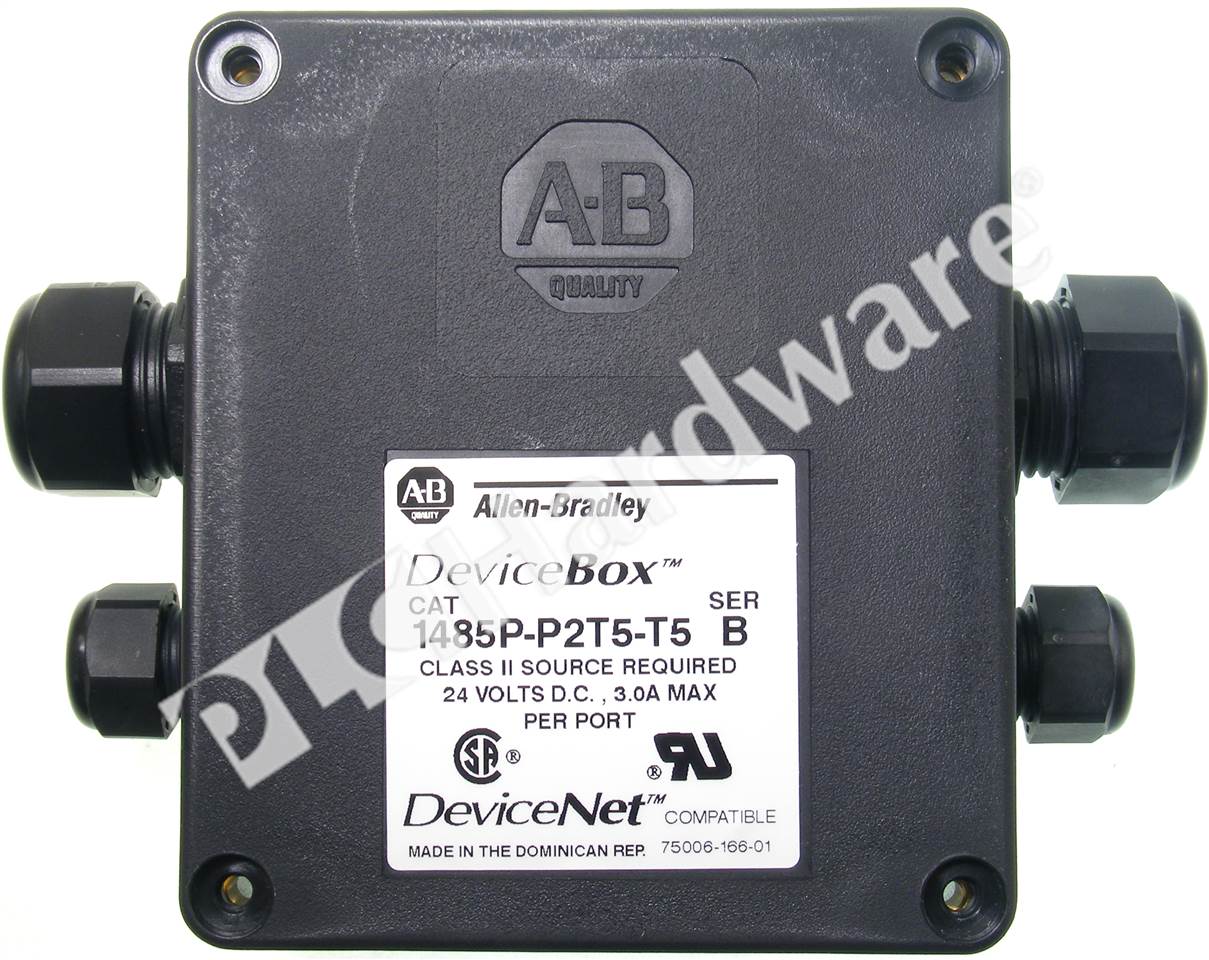 PLC Hardware: Allen-Bradley 1485P-P2T5-T5 DeviceNet DeviceBox Tap