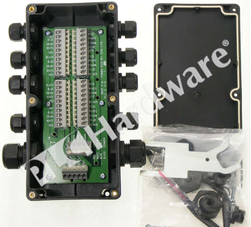 PLC Hardware: Allen-Bradley 1485P-P8T5-T5 DeviceNet DeviceBox Tap