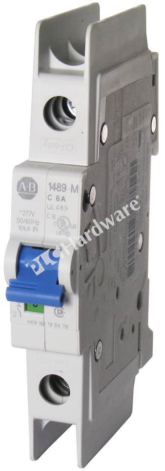 PLC Hardware: Allen-Bradley 1489-M1C060 Miniature Circuit Breaker, 1-P, 6A