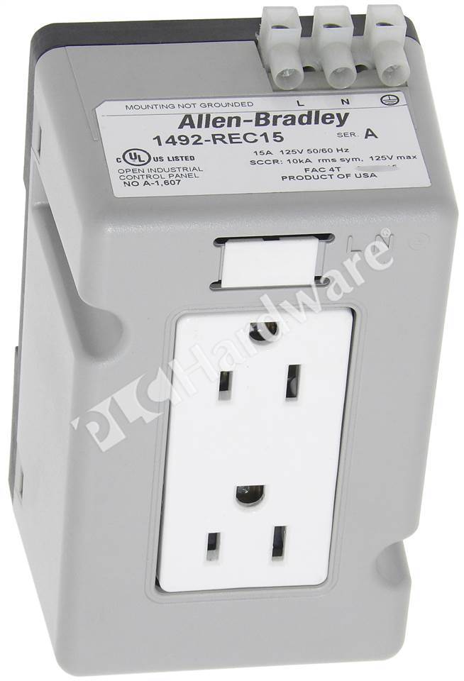 plc-hardware-allen-bradley-1492-rec15-din-rail-duplex-receptacle-15a