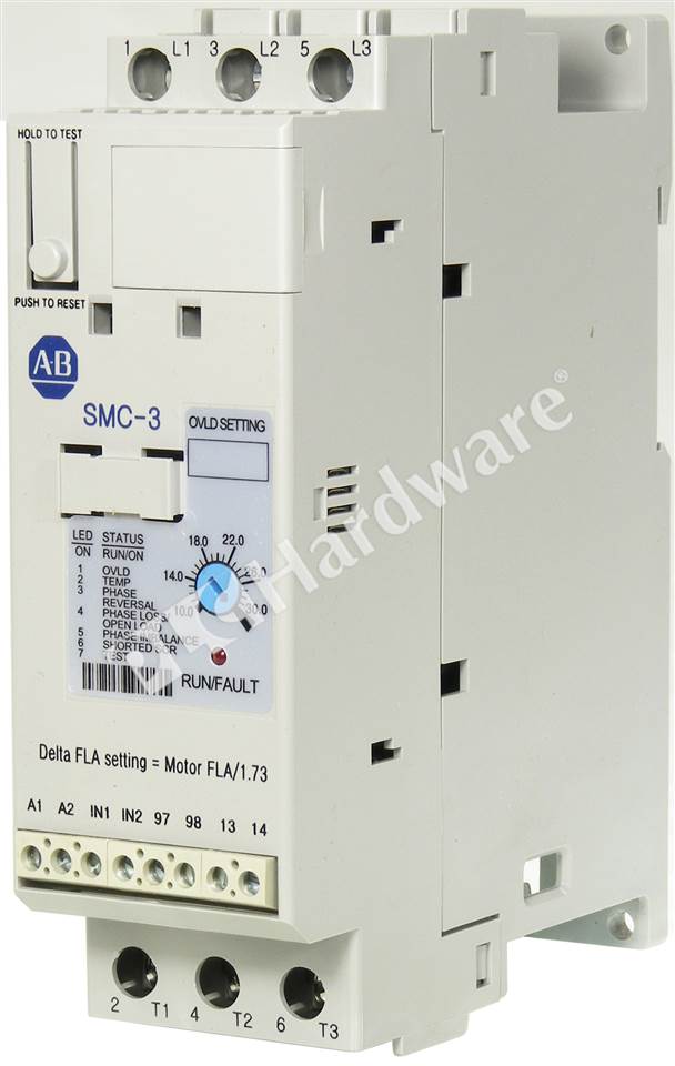 PLC Hardware: Allen-Bradley 150-C30NBR SMC-3 Motor Controller, 30A, 480V AC