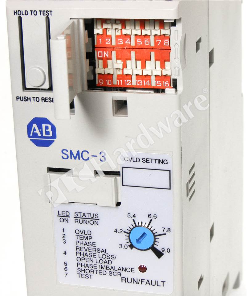 PLC Hardware: Allen-Bradley 150-C9NBD SMC-3 Motor Controller, 9A, 480V AC