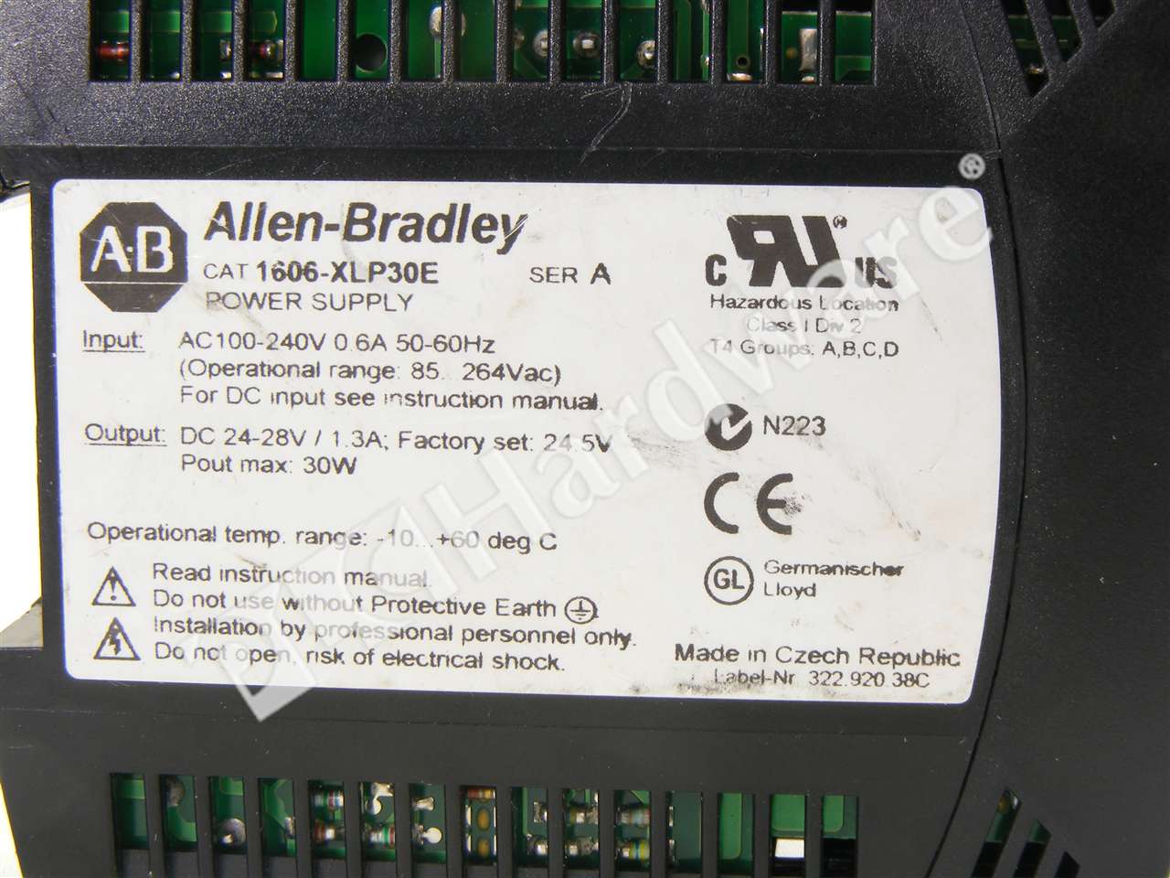 PLC Hardware Allen Bradley 1606 XLP30E Series A Used In A PLCH Packaging