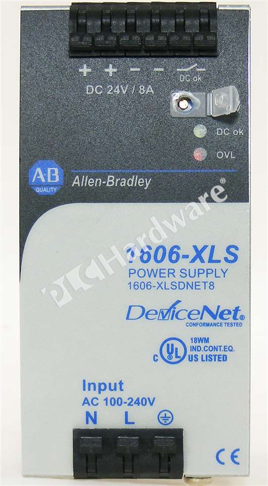 PLC Hardware: Allen-Bradley 1606-XLSDNET8 DeviceNet Power Supply