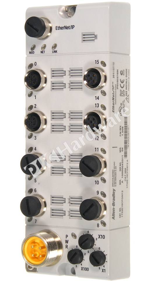 PLC Hardware - Allen Bradley 1732E-16CFGM12 Series A, Used in PLCH