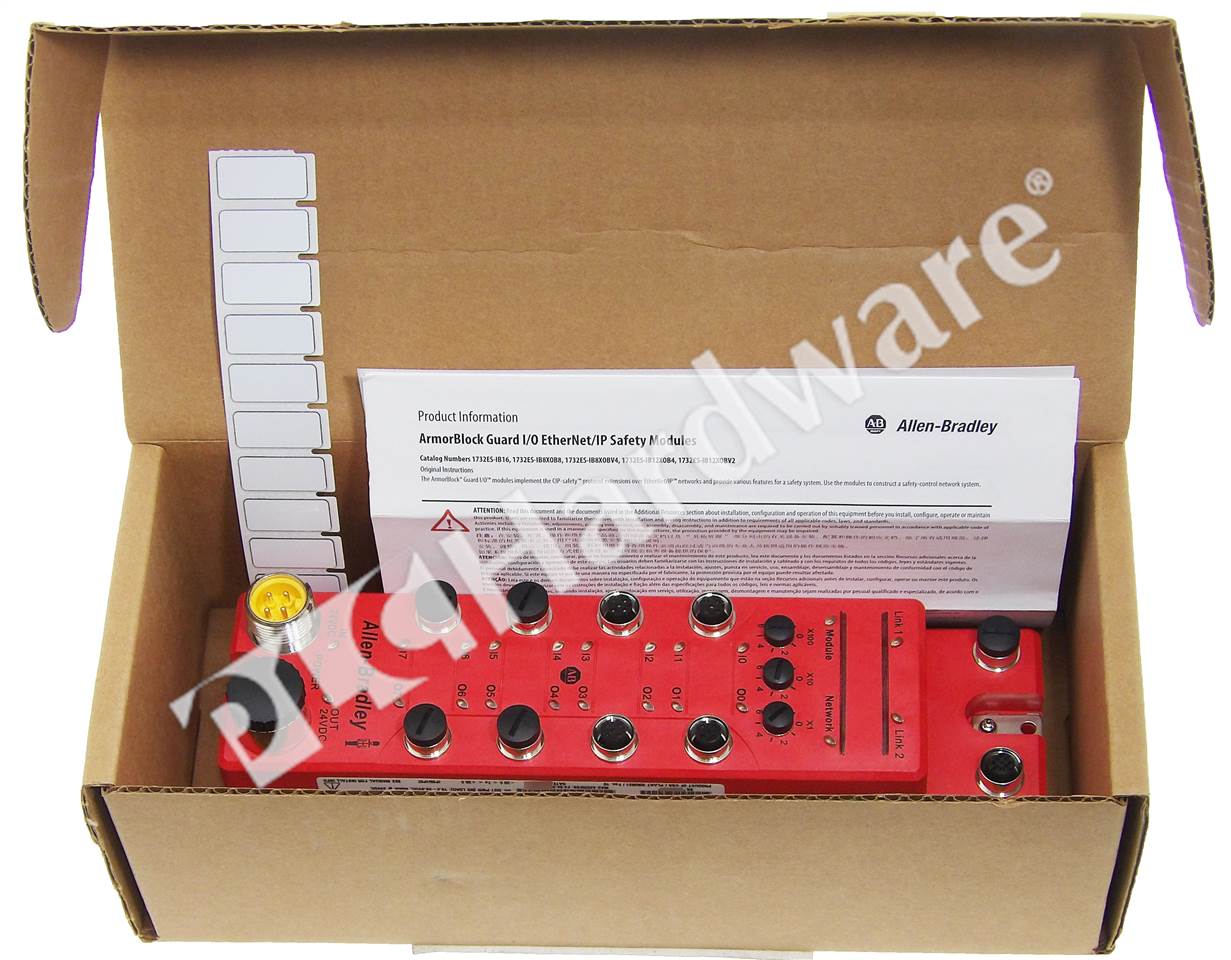 PLC Hardware: Allen-Bradley 1732ES-IB8XOB8 ArmorBlock Guard EtherNet I/O