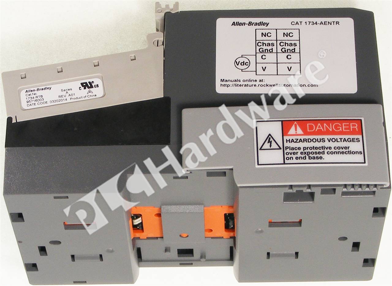 PLC Hardware - Allen Bradley 1734-AENTR Series B, Used PLCH Packaging