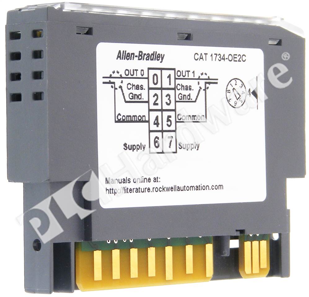 PLC Hardware: Allen-Bradley 1734-OE2C 24V DC 2-Ch Analog Current