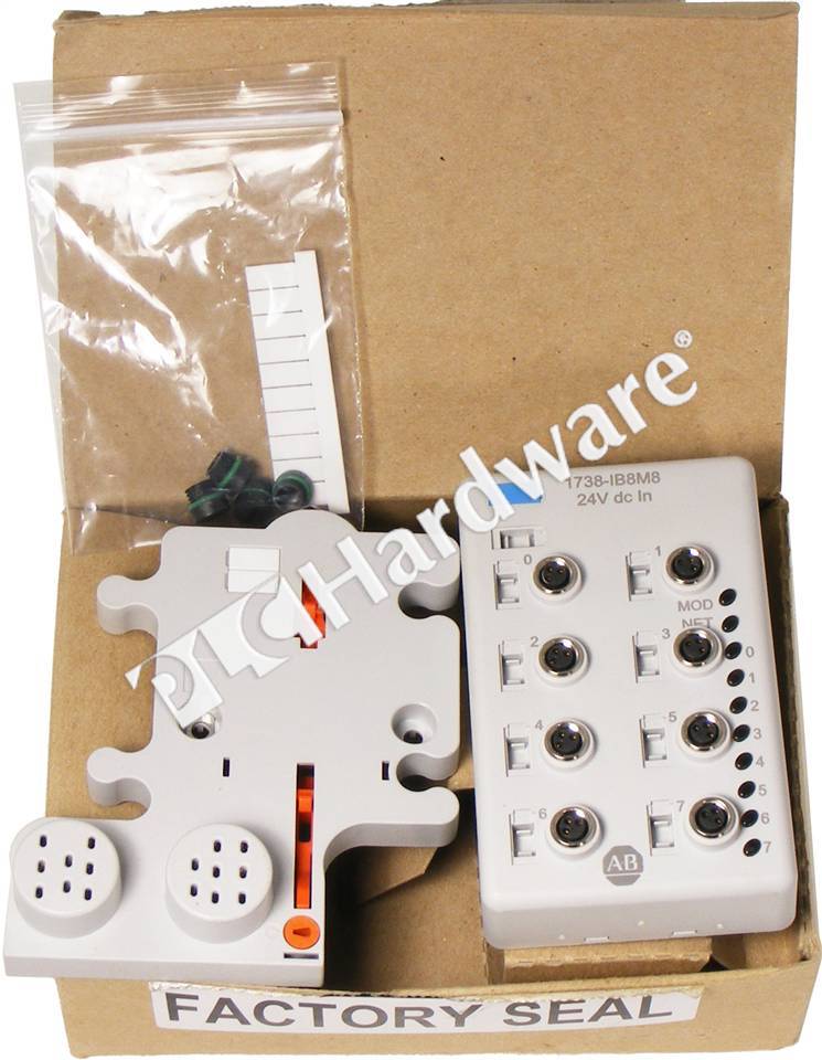 PLC Hardware: Allen-Bradley 1738-IB8M8 ArmorPoint I/O 24V DC 8 Inputs, M8