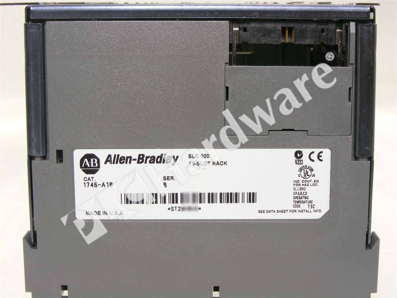 PLC Hardware: Allen-Bradley 1746-A10 SLC 500 10 Slot Modular Chassis