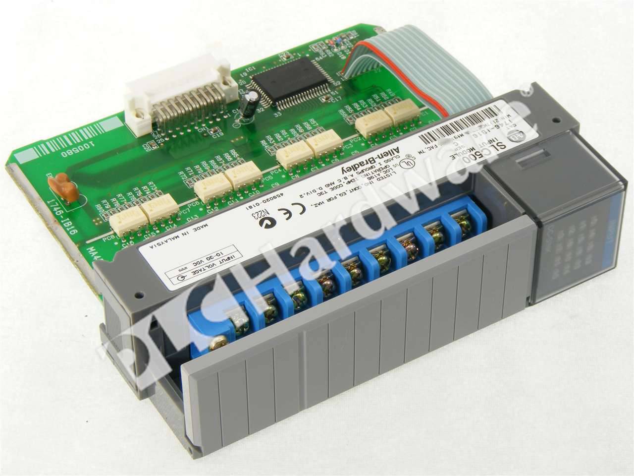 PLC Hardware: Allen-Bradley 1746-IB16 SLC 500 16-Ch DC Digital