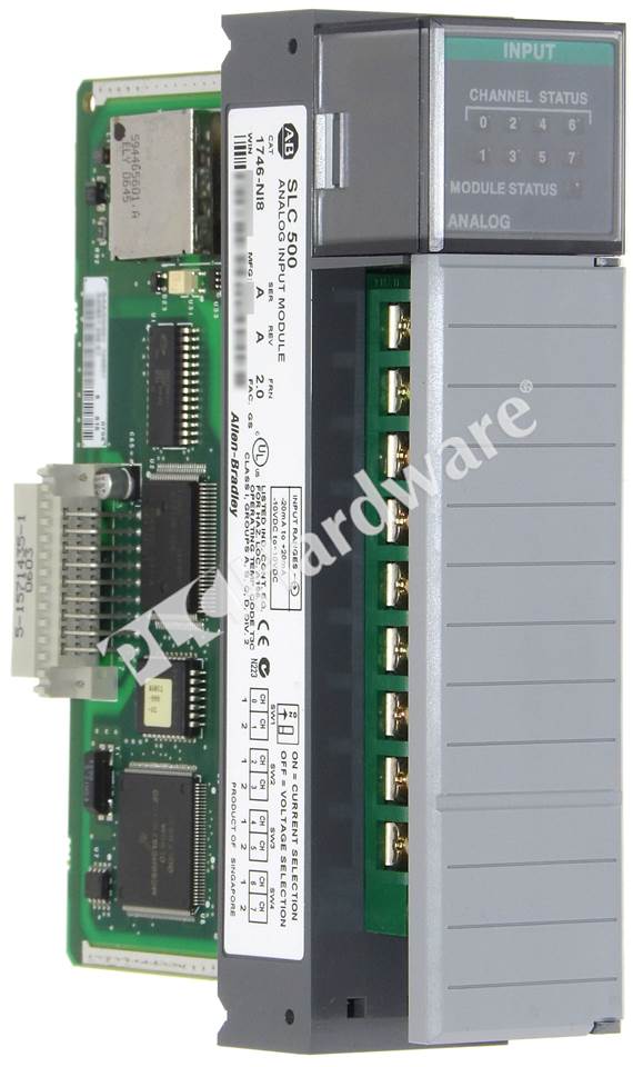 PLC Hardware: Allen-Bradley 1746-NI8 SLC 500 Analog Input Module, 8 ...