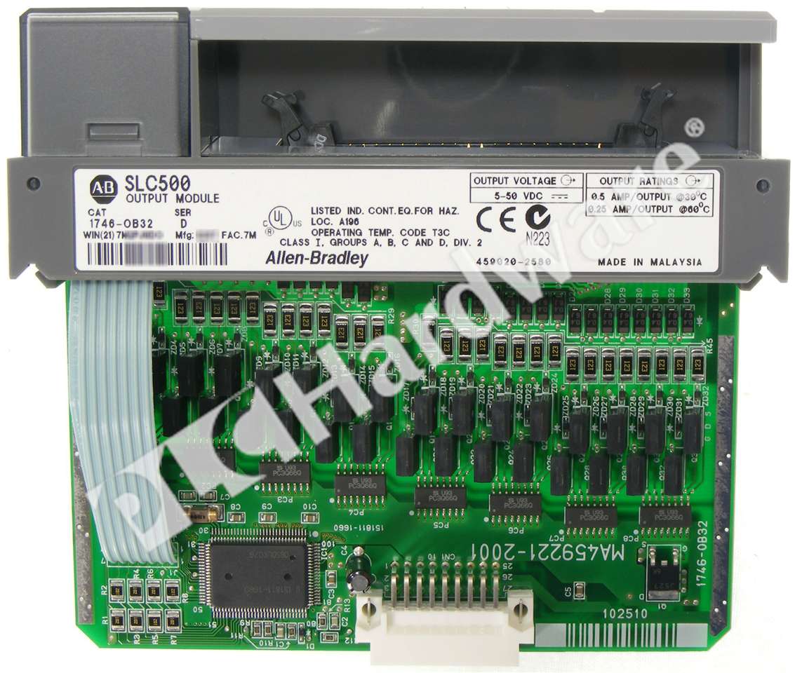 PLC Hardware: Allen-Bradley 1746-OB32SLC 500 32-Ch DC Output