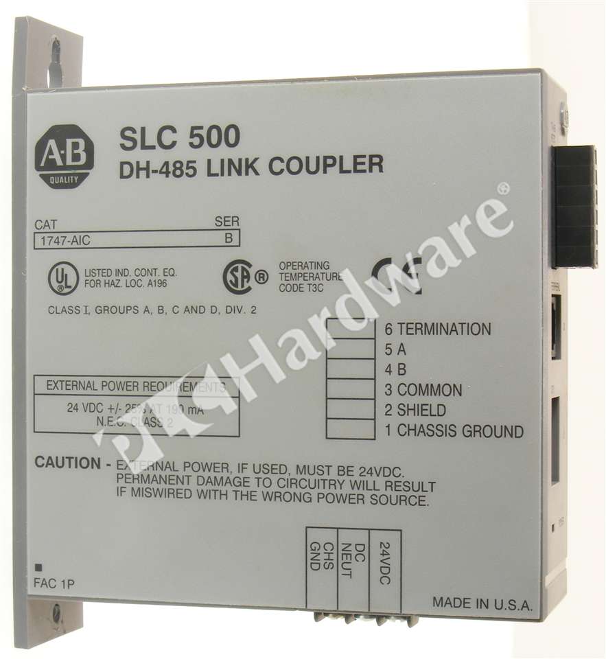 PLC Hardware: Allen-Bradley 1747-AIC SLC 500 Isolated Link Coupler For ...