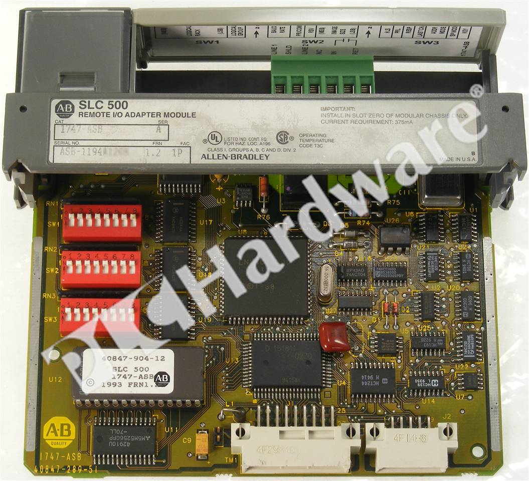 PLC Hardware - Allen Bradley 1747-ASB Series A, Used PLCH Packaging