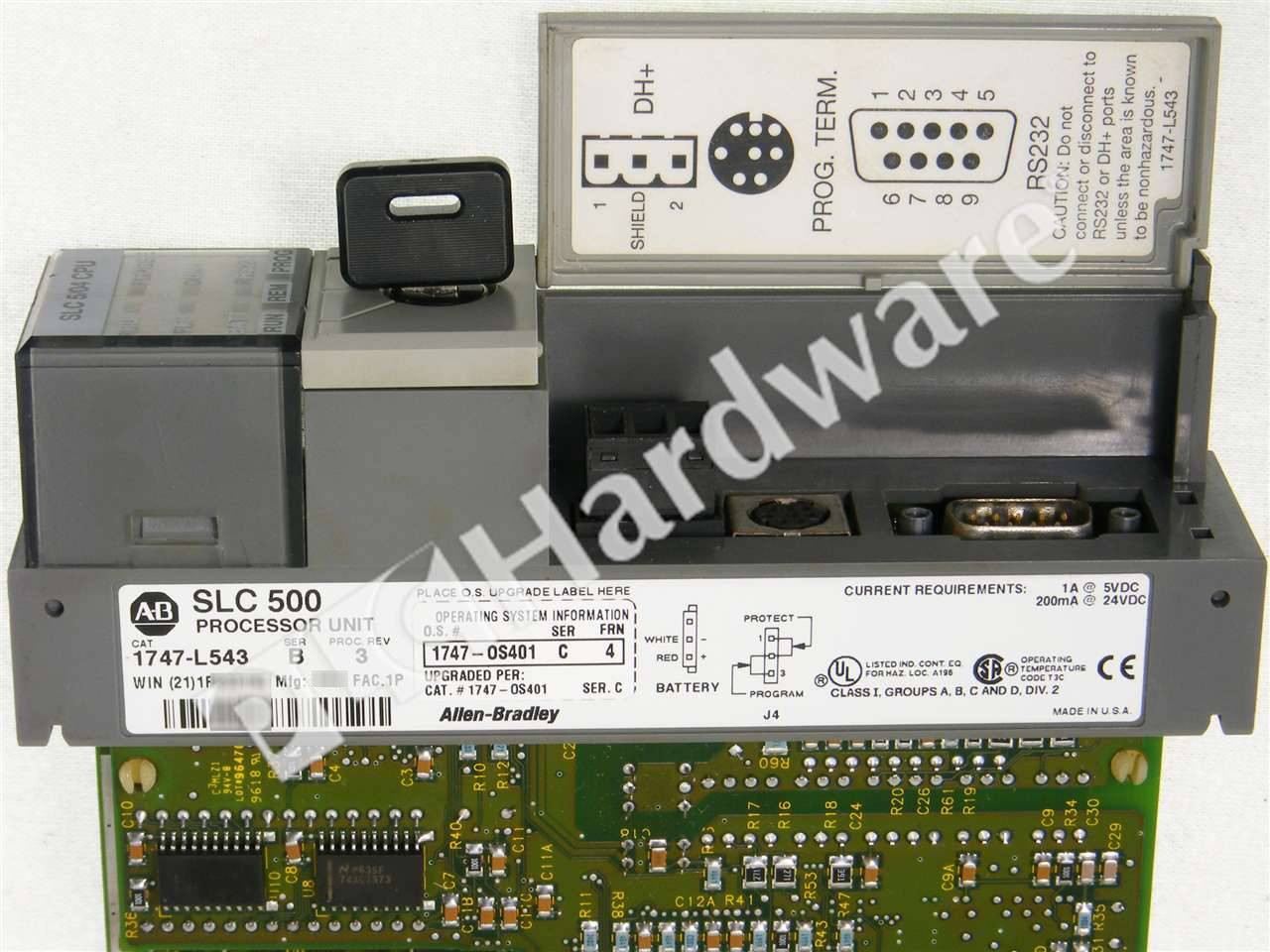 PLC Hardware - Allen Bradley 1747-L543 Series B, Used PLCH Packaging