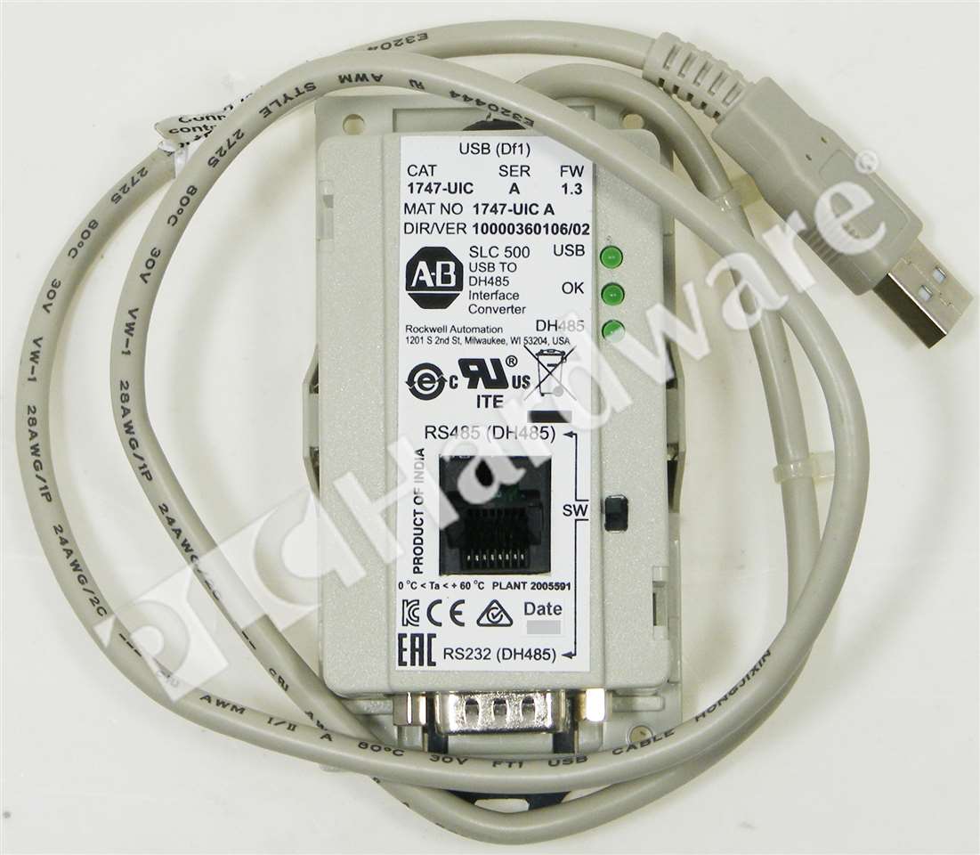 New Allen Bradley 1747-UIC Series A USB To DH-485 Interface Converter ...