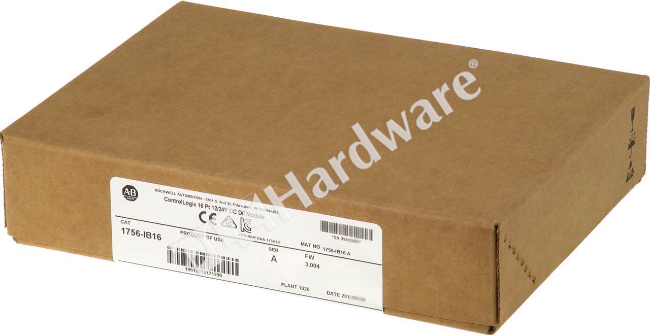 PLC Hardware: Allen-Bradley 1756-IB16 ControlLogix 16 Input Module 10 ...