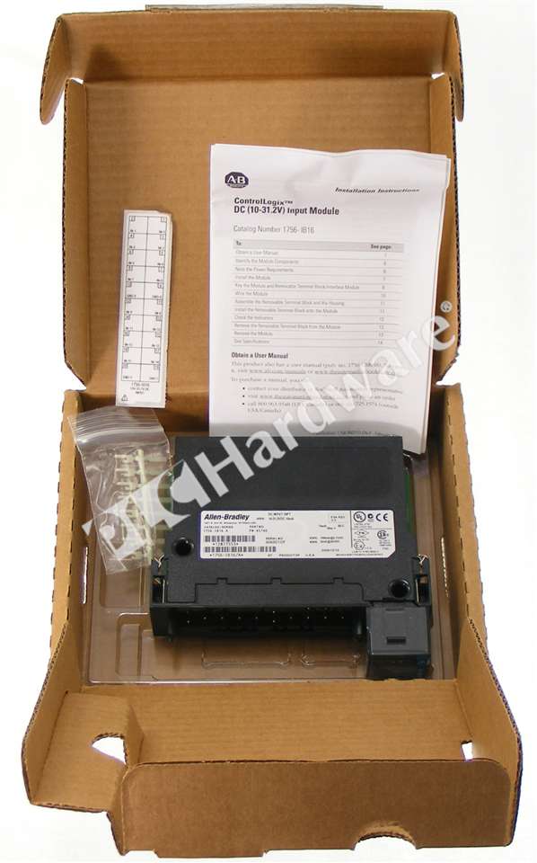 PLC Hardware: Allen-Bradley 1756-IB16 ControlLogix 16 Input Module 10 ...