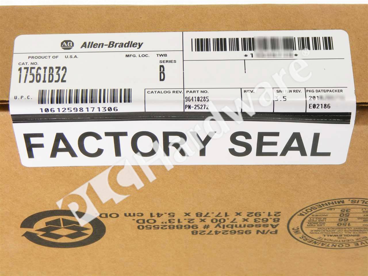 PLC Hardware - Allen Bradley 1756-IB32 Series B, Surplus Sealed Pre-owned