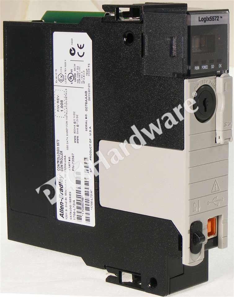 PLC Hardware - Allen Bradley 1756-L72 Series A, Used In A PLCH Packaging