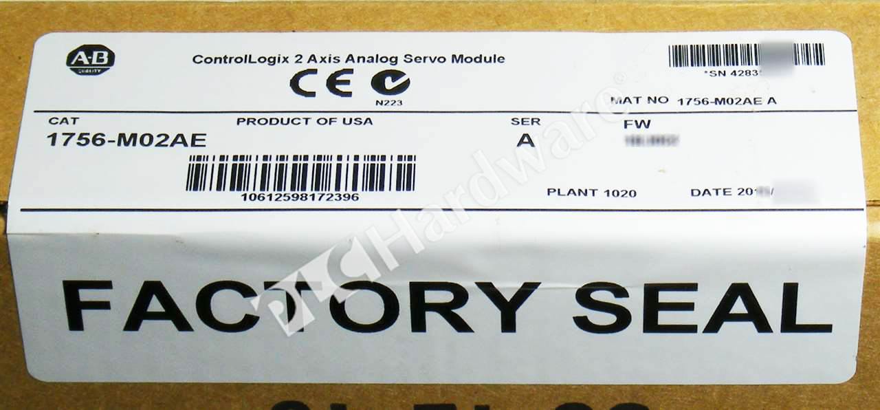 PLC Hardware: Allen-Bradley 1756-M02AE ControlLogix 2-Axis Servo Module