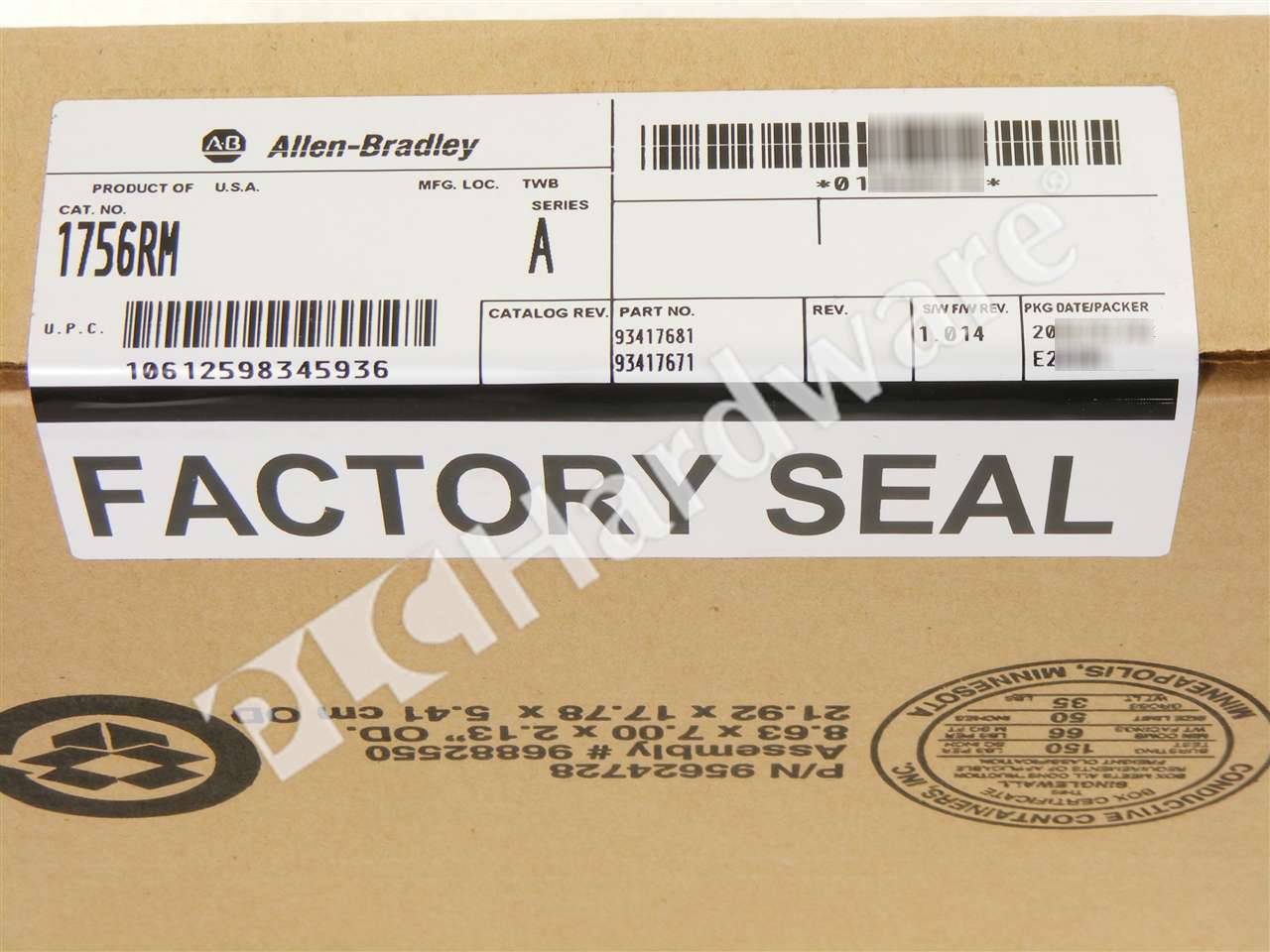 PLC Hardware Allen Bradley 1756 RM Series A Surplus Sealed Pre Owned